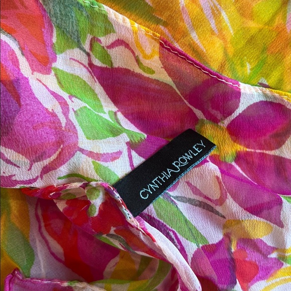 Cynthia Rowley Multicolor Floral Wrap - Picture 2 of 5